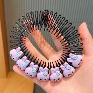 Female Insert Comb Broken Hair Clip Pearl Inside Hairpin Bangs Headdress Tidy Handy Tool Back Head Hairpin