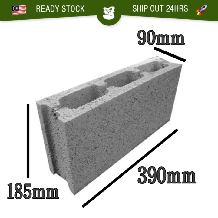 [1 PC] 4 KKR CEMENT HOLLOW BLOCK Block Vent Block Breeze Block Blok ...