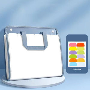 Tas Tote Bag 13 Lapisan File Penyimpanan / Tempat File Dokumen Plastik