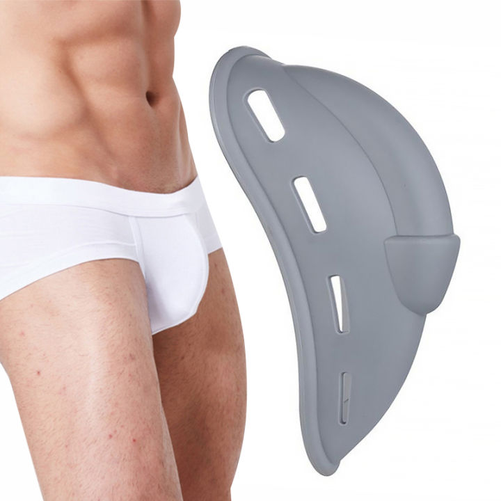 Swimwear Silicone Pad Men Protection Push Up Cup Brief Pouch