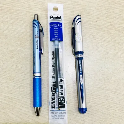 Bút ký Pentel energel Liquid Gel Ink nét 0.5/ 0.7/ 1.0mm mực xanh/ đỏ/ đen ruột thay thế