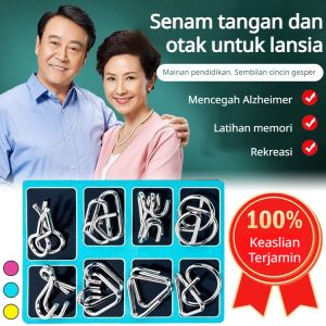 Mainan Edukasi Puzzle Cincin Cina Sembilan Cincin Set Mainan Puzzle Uji Otak Kunci Mainan Hadiah Set Mainan Edukasi Sembilan Cincin Cina Mainan Edukasi Set Kunci Pintar 8 Pcs Mainan Edukasi