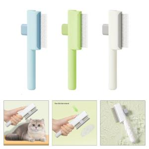 Lược lông thú cưng nhẹ nhàng cho chó mèo với cơ chế giải phóng Lược gỡ rối để loại bỏ lông thú tay cầm thoải mái