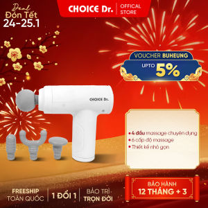Súng Massge Choice.Dr DC-001 Với 6 Chế Độ Massage Từ Nhẹ Đến Mạnh Dễ Dàng Với Một Nút Bấm