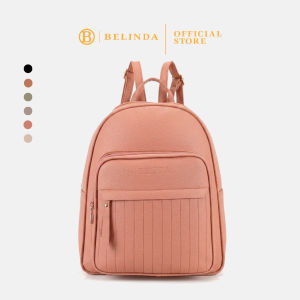 BELINDA Backpack For Woman Leather Korean Fashion Cute Girl Office Ladies College School Bag S6990