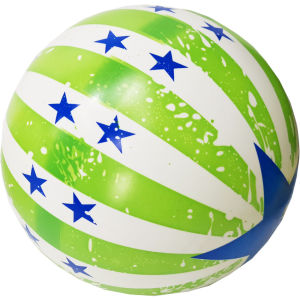 TOYHOME ลูกบอล บอลชายหาด บอลเด็ก บอลยาง ฟุตบอล ลายบอลขาว-ดำ และ สี ขนาดØ9" ให้เลือกหลายแบบคละสี WT-E-2