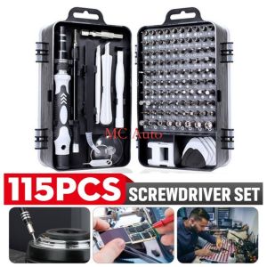 🔥Limited Offer🔥 115 in 1 Screw driver Tools Set Magnetic Screwdriver Set Repair Phone Watch Mobile Phone Hand Tool Set