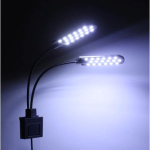 LED Dual-end Aquarium Light Fish Jar Lamp Flexible Bendable Illumination Angle