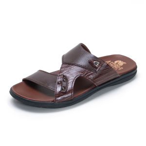 Sandal Kulit    Pria  Slop Premium Flip Flop LS445
