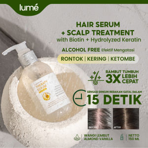 Hair Serum Scalp Treatment With Biotin Hydrolyzed Keratin Efektif Mengatasi Rontok Kering Ketombe Rambut Tumbuh 3X Lebih Cepat Sensasi Dingin Redakan Gatal Dalam 15 Detik 150ml