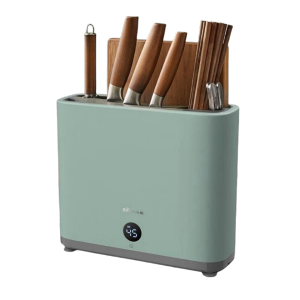 Bear Knife Holder Shelf Cutting Board Drainer Rack UV Sterilizer Disinfection Cabinet Chopsticks Spoon Kitchen Organizer