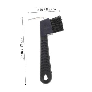 Grip Hoof with Brush Rubber Hoof for Horse Grooming Random Essential Tool for Easy Hoof Cleaning and Care