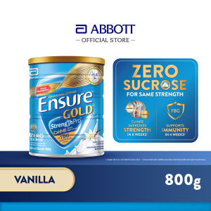 Ensure Gold Vanilla ZERO Sucrose 800g Tin (Adult Complete Nutrition)