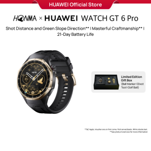 HONMA x HUAWEI WATCH GT 6 Pro Smartwatch | Shot Distance and Green Slope Direction | Masterful Craftmanship | 21-Day Battery Life