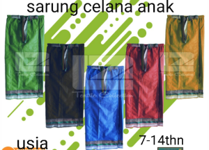SARUNG CELANA ANAK LAKI LAKI USIA 7 SAMPAI 14THN/SARUNG INSTAN ANAK LAKI LAKI/SARUNG MUSLIM