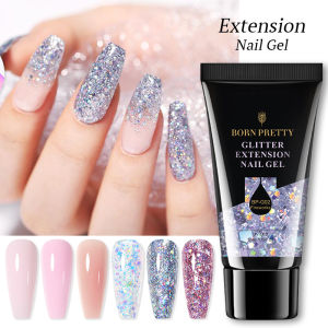 BORN PRETTY 30ml Extension Gel Nail Nail Art Polish Nail UV Gel Acrylic Nail Glitter Sequins Soak Off UV Extend Gel For Nail Extensions hot sales