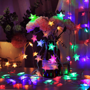 【LoveTail】ไฟLEDประดับดาว USBไฟดาวที่สวยงาม ไฟสตริงสีอบอุ่น ไฟตกแต่งห้อง 2/3/5เมตร ไฟคริสต์มาสส