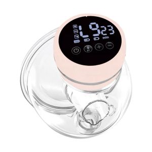 SOLOMONWF ความจุ 180 มล. ปั๊มนมไฟฟ้า บูรณาการอย่างชาญฉลาด นวดไม่เจ็บปวด ปั๊มนมเงียบ ปั๊มที่สวมใส่ได้ แรงดูดสูง ปั๊มนมแบบแฮนด์ฟรี คุณแม่ที่ทำงาน