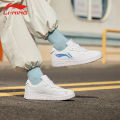 Li Ning women's shoes, shoes, small white shoes, spring and summer leisure Joker flat-bottomed skateboard shoes, leisure shoes, sports shoes, women. 
