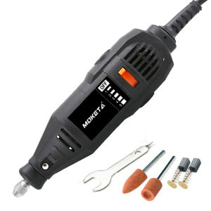 MOKETA 220V Electric Mini Grinding Tool Set 5 Speed Control 500W Drill Rotary Grinder DIY Drill Polishing