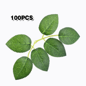 100pcs Rose Leaves Wedding Home Decoration Leaf Diy Craft Rose Leaves