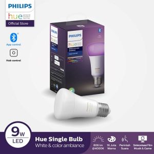Philips Lampu LED Hue Single Bulb 9W With Bluetooth - White and Color Ambiance