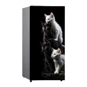 Stiker Kulkas 1 pintu Ukuran 120 cm x 60 cm Bagian Depan Saja ( COD ) Fly Star Store