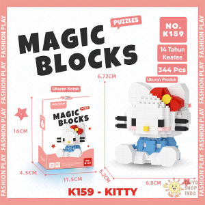 TAIYO Mainan Bricks Magic Blocks Besar Sanrio 3D Karakter Balok Susun Block Nano Blok Model Puzzle
