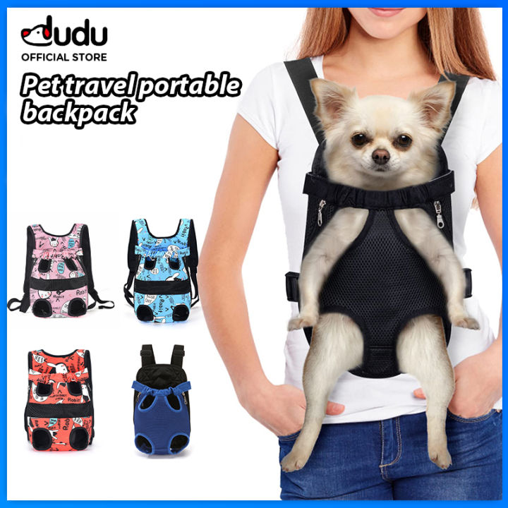 DUDU Pet Dog Carrier Backpack Pet Cat Carrier Front Pack