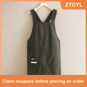 【ZTOYL】 Tạp dề nhà bếp khi nấu ăn thoáng khí bền bỉ tạp dề đeo ngang hông cho người lớn chống bám bẩn chất liệu mềm mại trang phục làm việc nhà hàng dùng trong gia đình