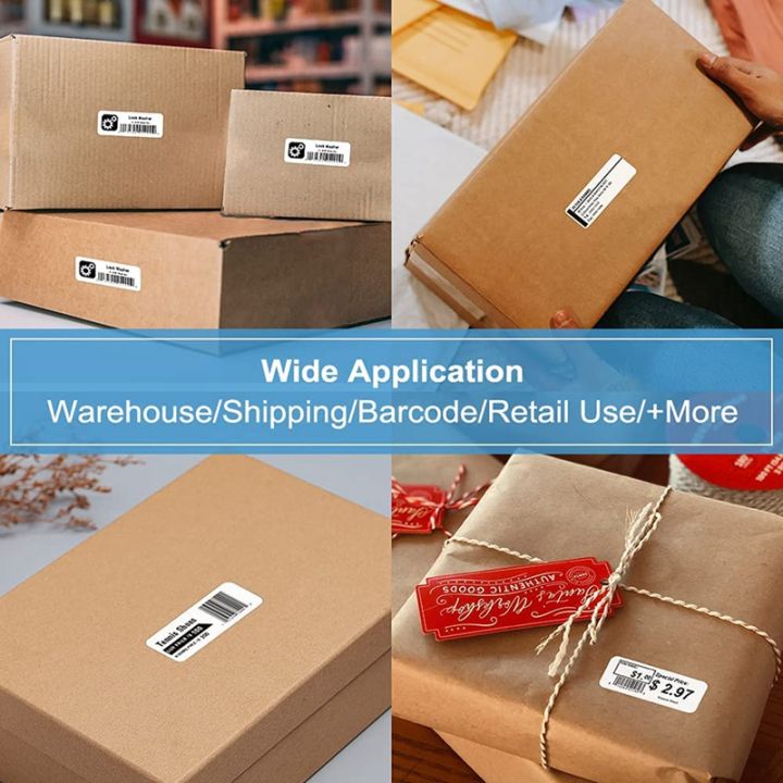 6 Roll Compatible Labels for -11201 Standard Address Labels 29mm x 90mm ...