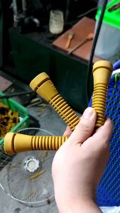 Combo Núm cao su vặt lông gà lông vịt màu vàng + đen núm cao cấp chất liệu cao su thiên nhiên mềm dẻo độ bền cao