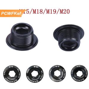 【PCWFKef】 M15 M18 M19 M20 Hợp Kim Nhôm MTB Xe Đạp Crank Vít Cap Đường Xe Đạp Crankset Bìa Mũ Bolt