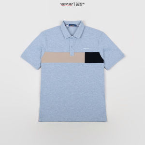 Áo Polo Nam Casual Chất Cotton Pique Form Suông Co Giãn Thoáng Mát Trẻ Trung VIỆT PHÁP 3403