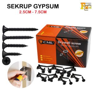 1 Kotak 900gr Sekrup Gypsum 2.5cm - 7.5cm Baut Sekrup Kayu Drywall Screw