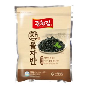 Gwangcheon Kim Cham Doljaban 500g | Premium Korean Stone Laver Stir-Fry (Kim Ja-ban) | Crispy & Savory Seasoned Seaweed | Traditional 50-Year Quality | Ready-to-Eat