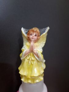 Tượng Thiên thần mini 10cm nhiêu màu trang trí chất liệu composite trang trí để bàn quà tặng