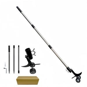 1.2M Steel Root Removal Hook Professional Garden Tool Metal Weeder For Tight Space Flower Beds And Paved Areas