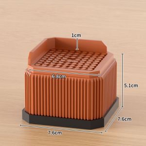 NUBE Non-slip Furniture Foot Pad Heavy-Duty Adjustable Bed Lifter High Quality Square Bed Lifts Risers Desk Sofa Chair Legs