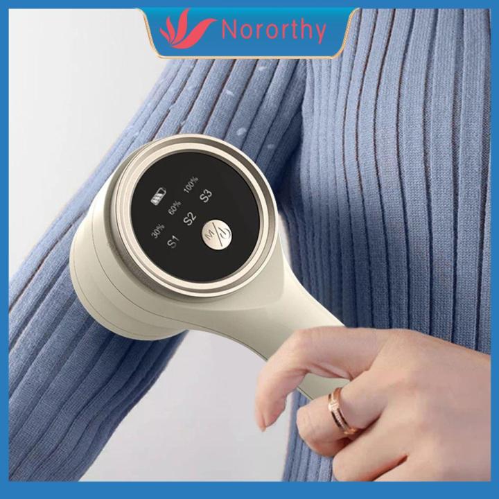 【COD&Ready Stock】ABS Clothing Lint Remover Rechargeable LED Display