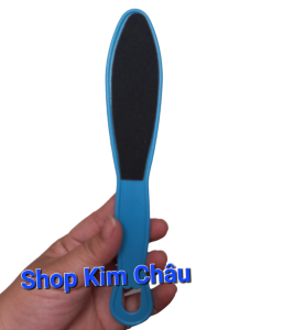 Dụng cụ chà gót chân bằng nhựa 2 mặt nhám tẩy tế bào chết giúp gót chân hồng hào sạch sẽ