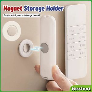 Nexlent Remote Controller Magnet Storage Holder Nail-Free Self Adhesive Storage Hook 1Pc