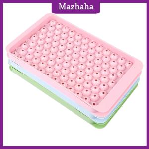 Mazhaha 1Pc 104 Grid Mini Ice Cube Tray Mold Food Grade Small Ice Cube Maker Mould Easy Release Round Ice Molds For Whiskey Cold Drink