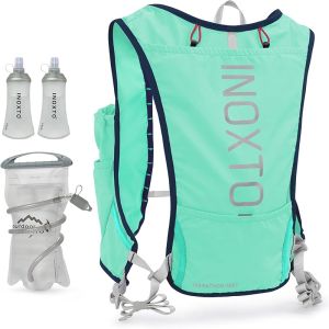 INOXTO  Running Hydration Vest Backpack  Lightweight Insulated Bag  Belt  1.5  Water Bladder Backpack  Suitable for Hiking Trail Running Bicycle Race Marathon Women Men
