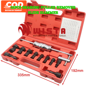 WISTA 12pc Blind Hole Kit Slide Hammer Pilot Internal Bearing Puller Bearing Extractor Removal Tool Kit