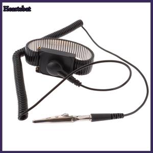 [Heartsbat] Anti STATIC Work สายรัดข้อมือ ESD adjustable Discharge Belt GROUND Metal Bracelet