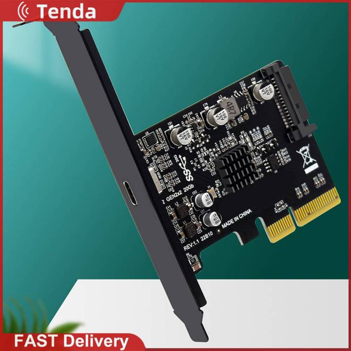USB 3.2 PCI Express Card Adapter 20Gbps USB PCIE Card Type C PCI-Express To USB 3.2 Gen 2 USB ...