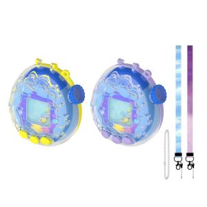 NEXTYOO Crystal PC Vỏ bảo vệ Trong suốt có dây đeo Vỏ trong suốt  Chống trầy xước Vỏ cứng Cho Thiên đường Tamagotchi Phụ Kiện Trò Chơi Thú Cưng Ảo