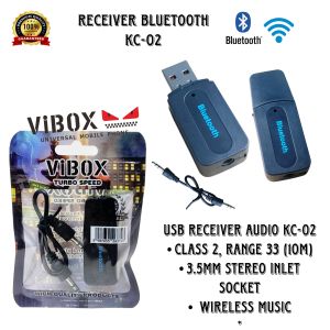 VR~Vibox KC-02 Audio Usb Bluetooth Receiver Transmitter Wireless Speaker Bluetooth Music BT360 Original