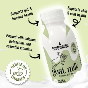 [NEW LAUNCH] Food For The Good Pet Milk 200ml | Cow / Goat Milk For Cats & Dogs | All Life Stages